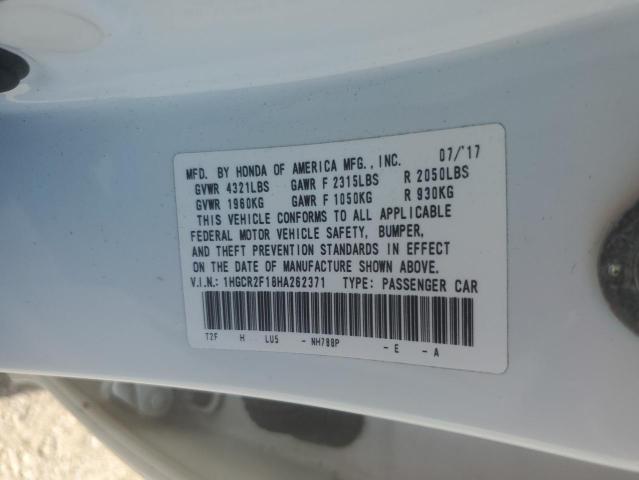 2017 HONDA ACCORD SPO - 1HGCR2F18HA262371