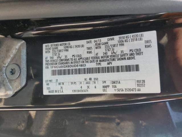 2013 FORD ESCAPE SE - 1FMCU0GX6DUD51803