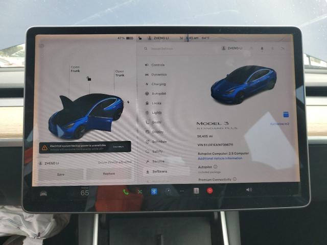 2019 TESLA MODEL 3 - 5YJ3E1EA1KF396711