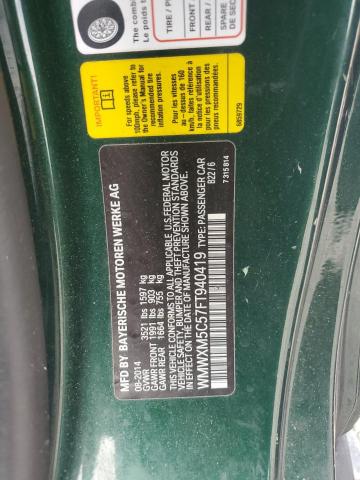 2015 MINI COOPER WMWXM5C57FT940419