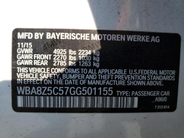 2016 BMW 328 XIGT SULEV WBA8Z5C57GG501155