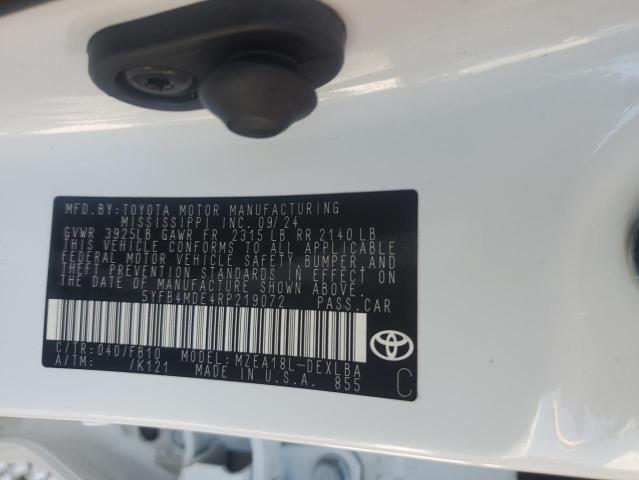 2024 TOYOTA COROLLA LE - 5YFB4MDE4RP219072