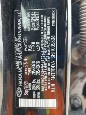 2022 HYUNDAI SANTA CRUZ - 5NTJDDAF3NH005806