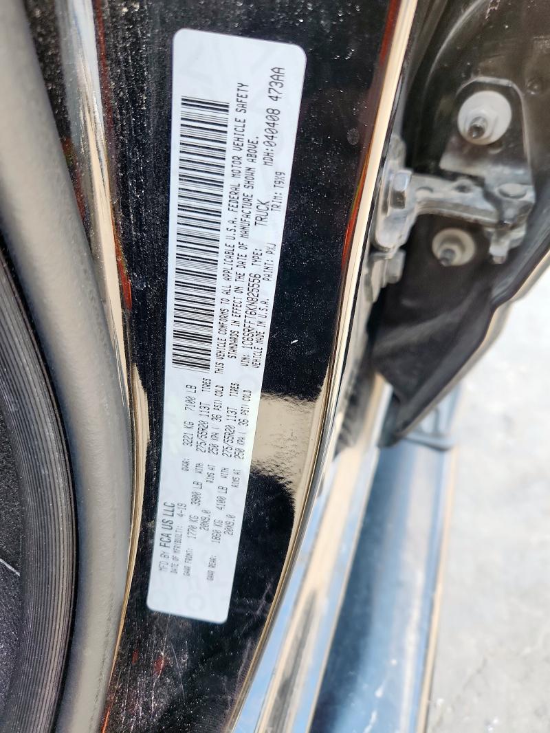 2019 RAM 1500 BIG HORN/LONE STAR 1C6SRFFT6KN825556