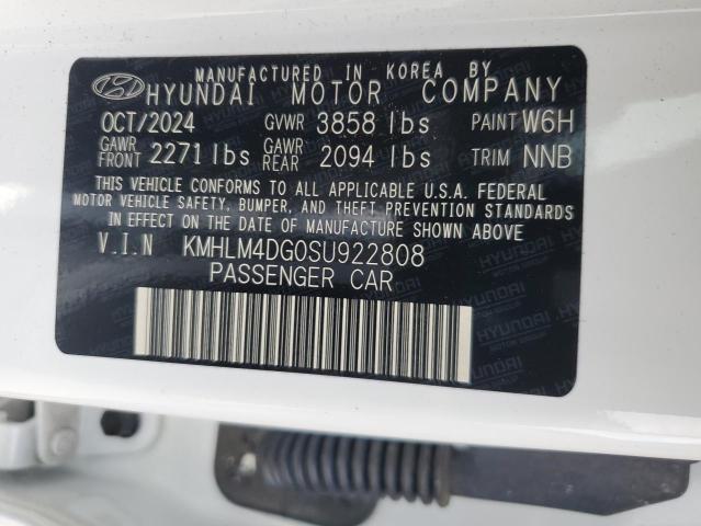 2025 HYUNDAI ELANTRA SEL SPORT KMHLM4DG0SU922808