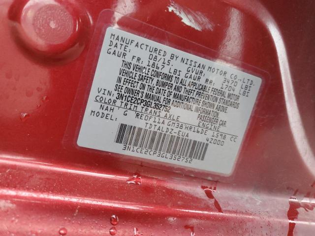 2016 NISSAN VERSA NOTE - 3N1CE2CP3GL352752