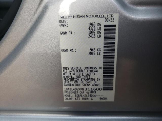 2023 NISSAN ALTIMA SV - 1N4BL4DVXPN311600