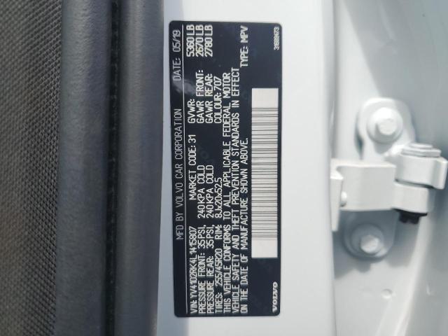 2020 VOLVO XC60 T5 MO YV4102RK4L1415807