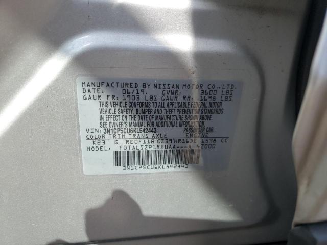 2019 NISSAN KICKS S - 3N1CP5CU6KL542443