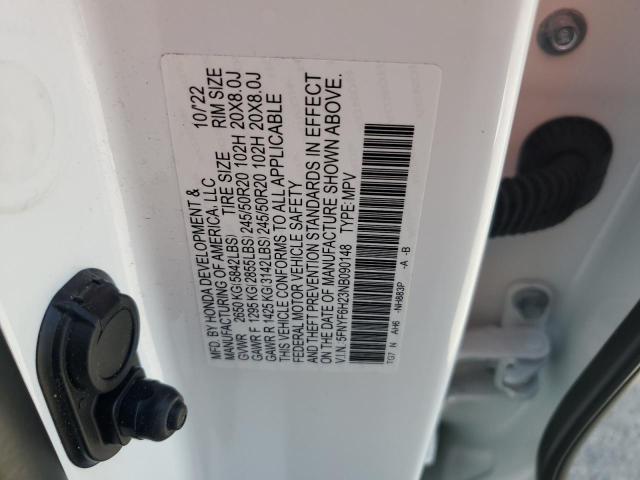2022 HONDA PILOT SE 5FNYF6H23NB090148