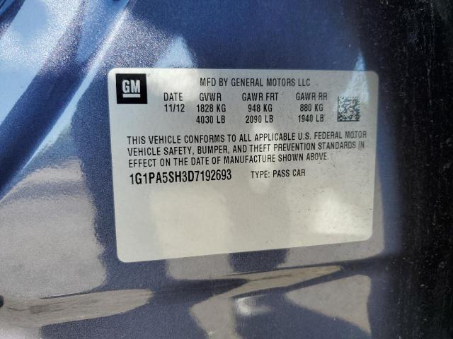 2013 CHEVROLET CRUZE LS #3302646155