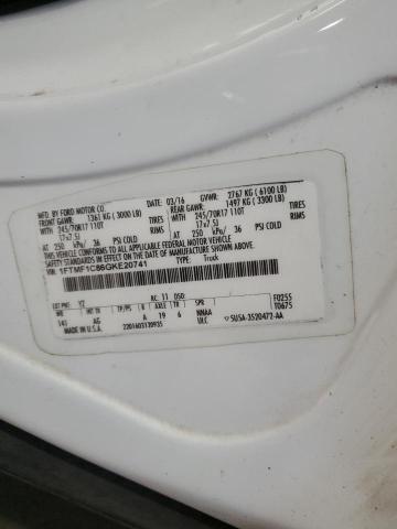 2016 FORD F150 1FTMF1C86GKE20741