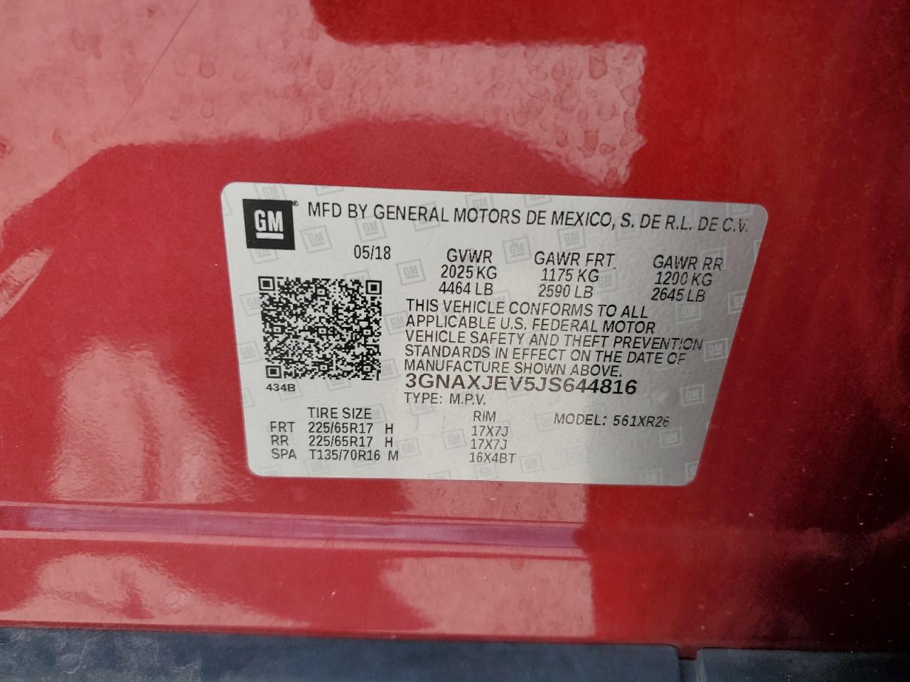 CHEVROLET EQUINOX LT