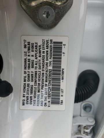 2017 HONDA CIVIC EX 19XFC2F72HE228263