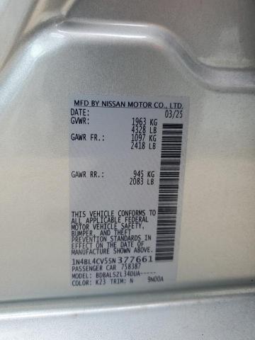 2025 NISSAN ALTIMA SR 1N4BL4CV5SN377661