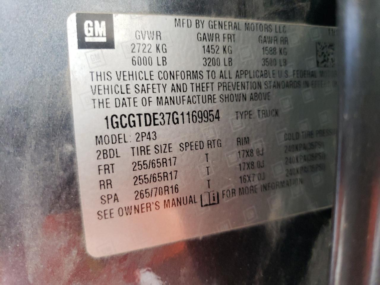 CHEVROLET COLORADO Z71