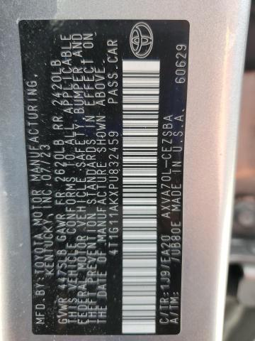 2023 TOYOTA CAMRY SE N 4T1G11AKXPU832459