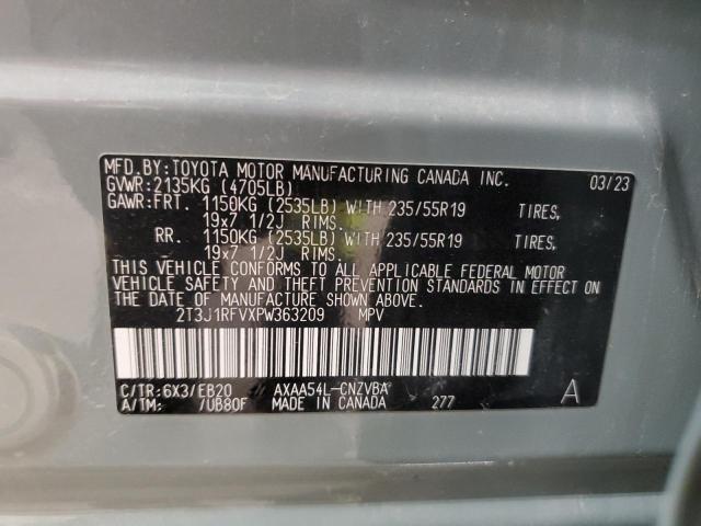 2023 TOYOTA RAV4 ADVEN - 2T3J1RFVXPW363209