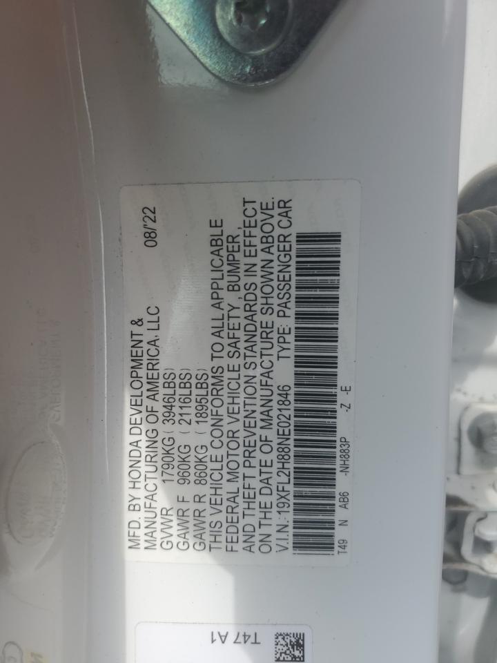 Lot #3227063426 2022 HONDA CIVIC SPOR