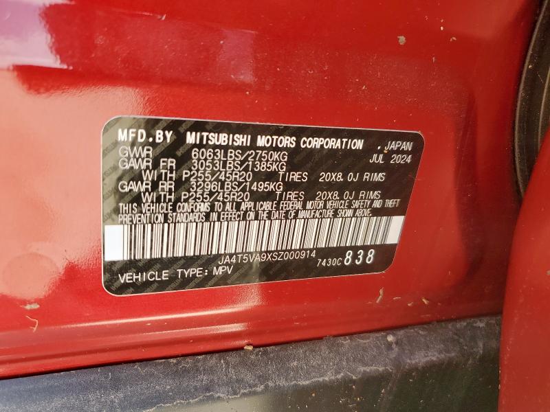 2025 MITSUBISHI OUTLANDER SE JA4T5VA9XSZ000914