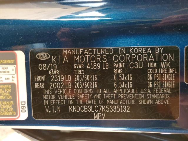 2019 KIA NIRO FE KNDCB3LC7K5335132