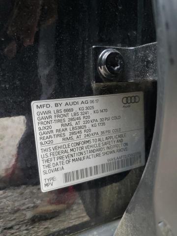 2018 AUDI Q7 PREMIUM WA1LAAF72JD002258
