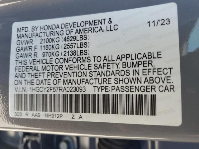 2024 HONDA ACCORD HYBRID SPORT #3305401300