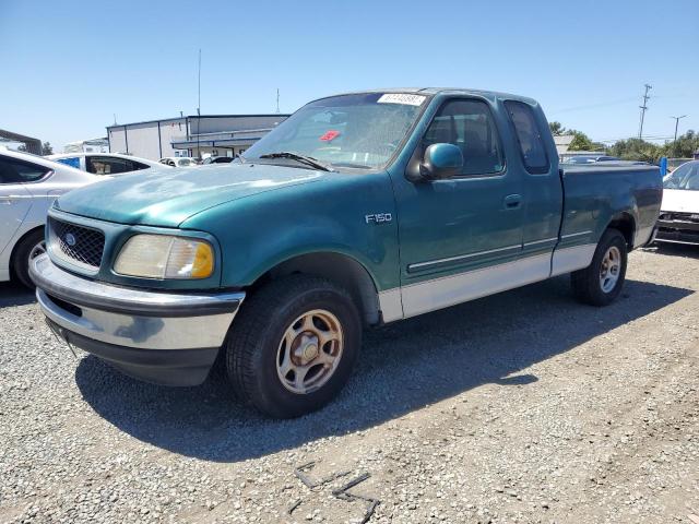 FORD F150 1997 green 3dr ext gas 1FTDX1729VND26576 photo #1