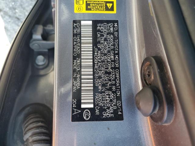 2014 LEXUS CT 200 #3223606467