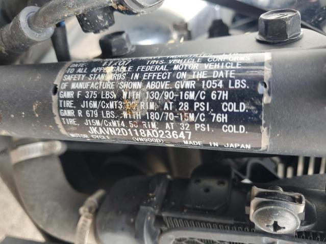 2008 KAWASAKI VN900 D JKAVN2D118A023647