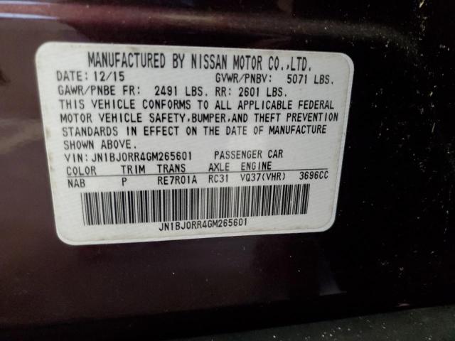 2016 INFINITI QX50 JN1BJ0RR4GM265601