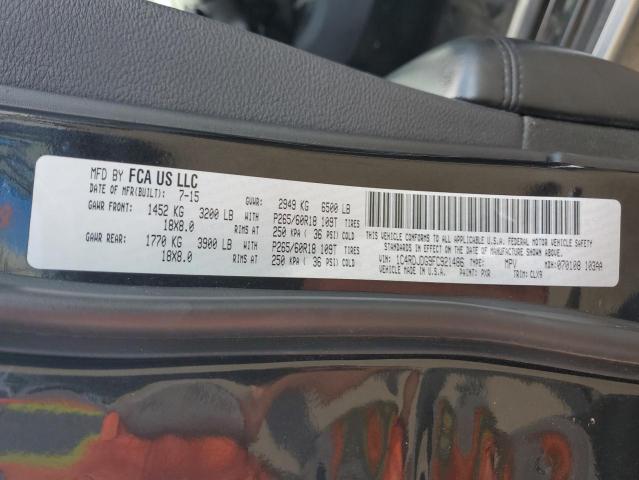 2015 DODGE DURANGO LI 1C4RDJDG9FC921486