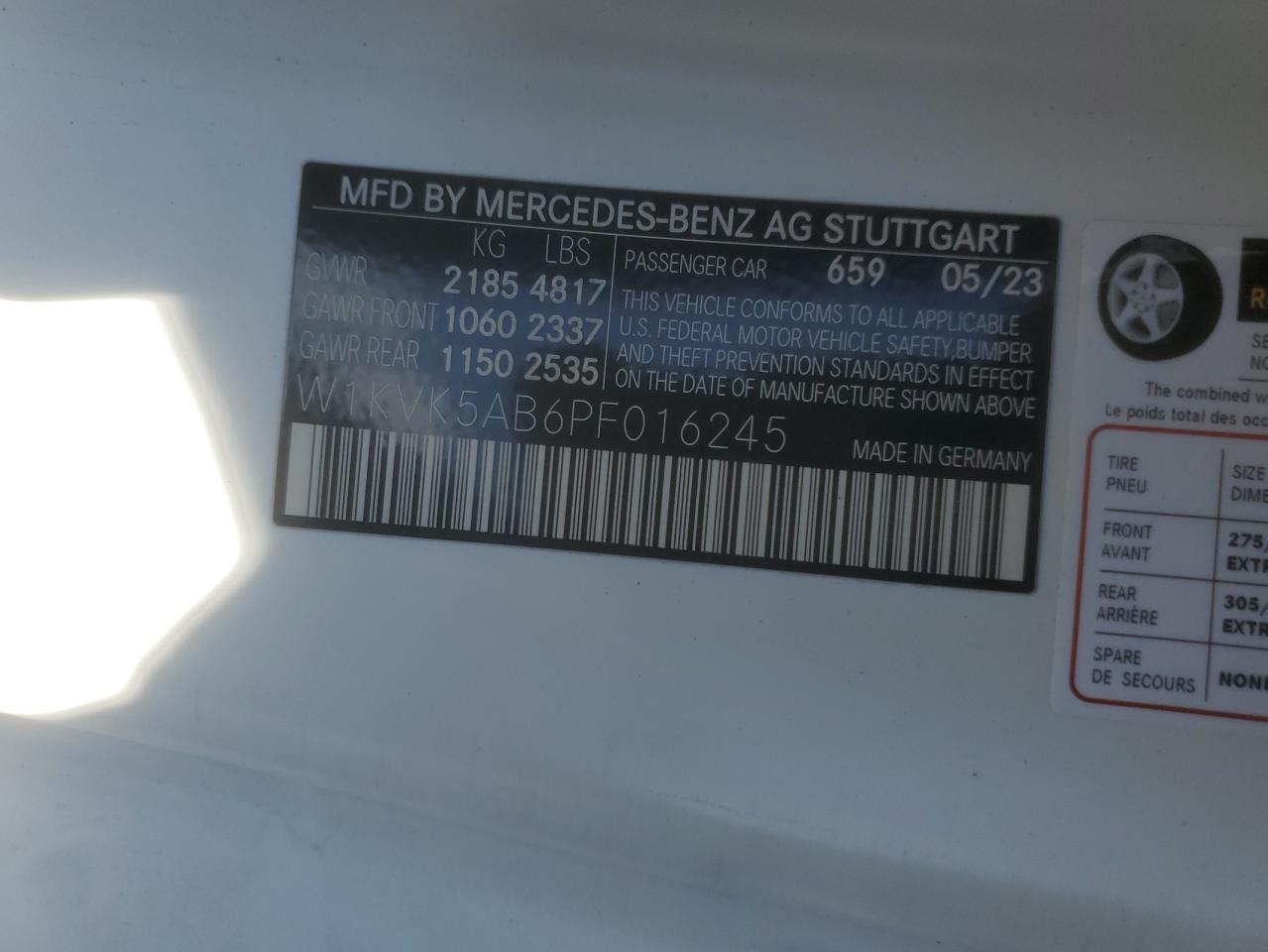 MERCEDES-BENZ SL-CLASS 43 AMG