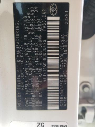 2022 TOYOTA CAMRY SE - 4T1G11AK5NU030429