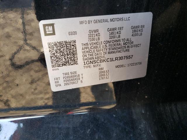 2020 CHEVROLET TAHOE C150 1GNSCBKC1LR307557