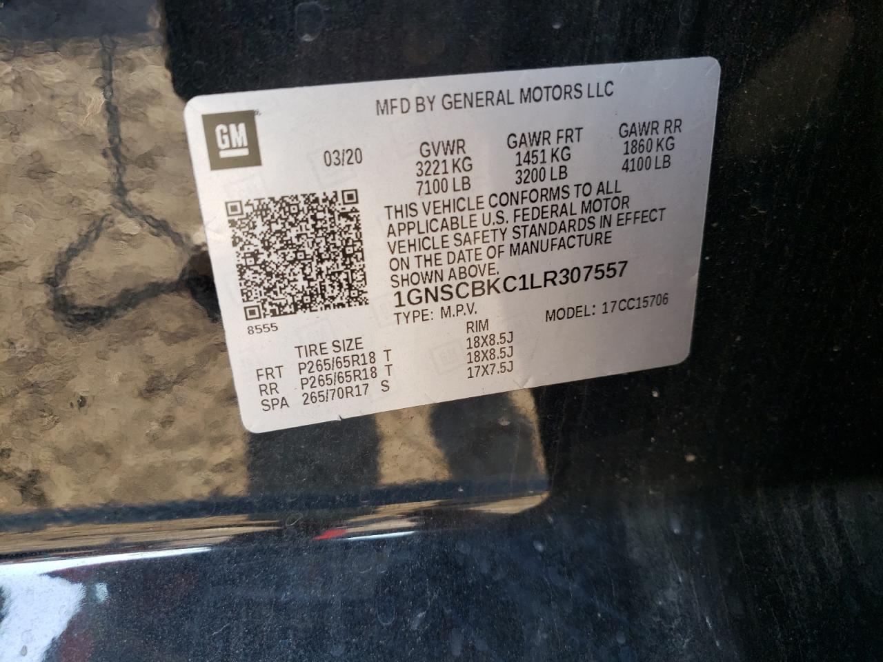 CHEVROLET TAHOE C1500 LT