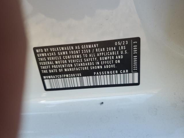 2023 VOLKSWAGEN GTI SE WVWRA7CD7PW208105