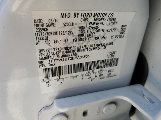 2011 FORD F250 SUPER - 1FT7W2BT2BEA36505