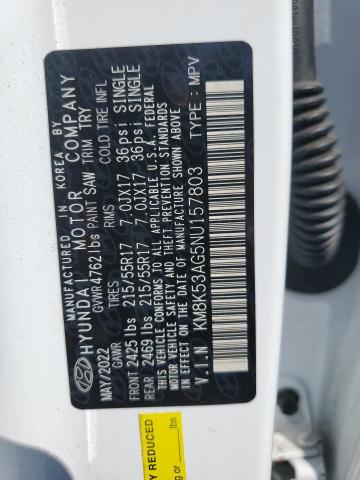 2022 HYUNDAI KONA LIMITED KM8K53AG5NU157803