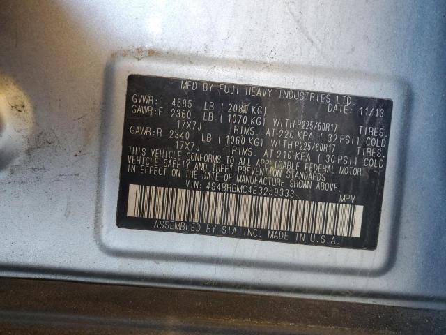 2014 SUBARU OUTBACK 2. - 4S4BRBMC4E3259333