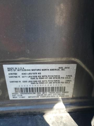 2015 MITSUBISHI RVR SE 4A4AH3AU9FE603825