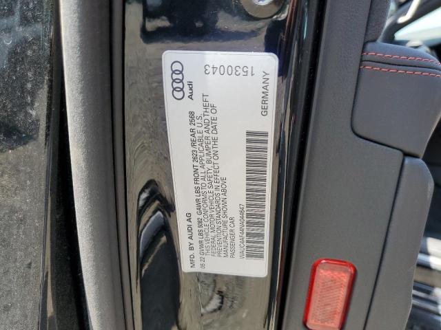 2022 AUDI S4 PRESTIGE WAUC4AF44NA044647