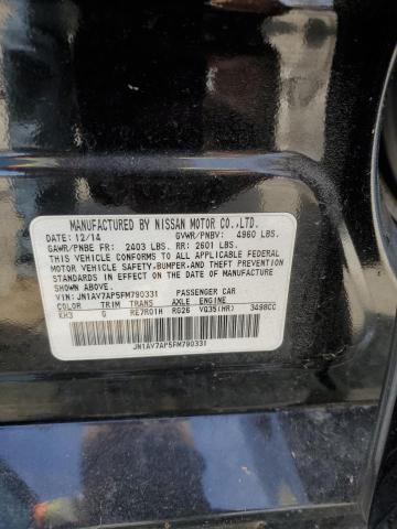 2015 INFINITI Q50 HYBRID JN1AV7AP5FM790331