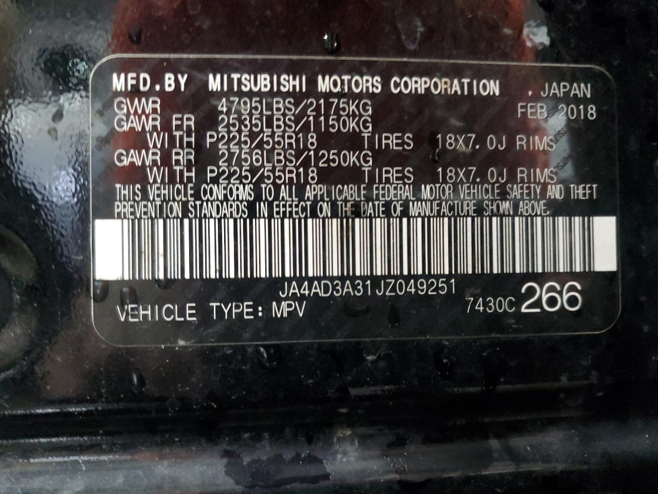 MITSUBISHI OUTLANDER SE