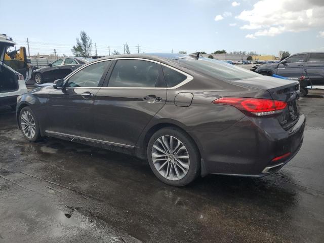 HYUNDAI GENESIS 3. 2015 brown sedan 4d gas KMHGN4JE4FU083852 photo #3