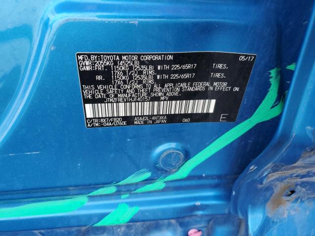 2017 TOYOTA RAV4 LE JTMZFREV1HJ140157