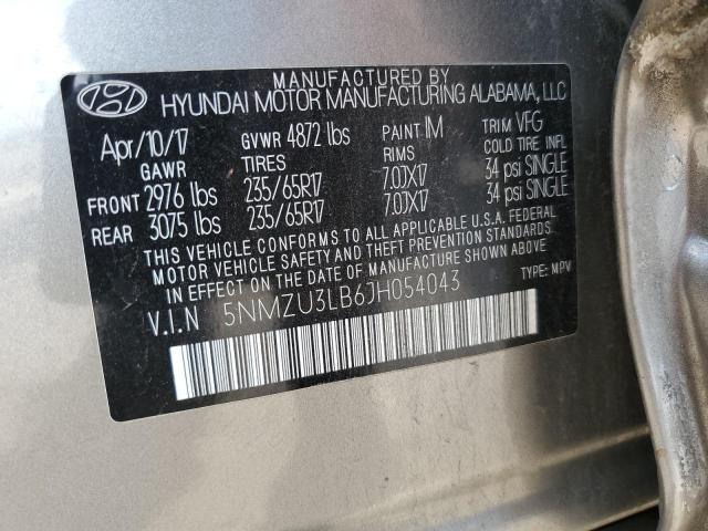 2018 HYUNDAI SANTA FE SPORT 5NMZU3LB6JH054043