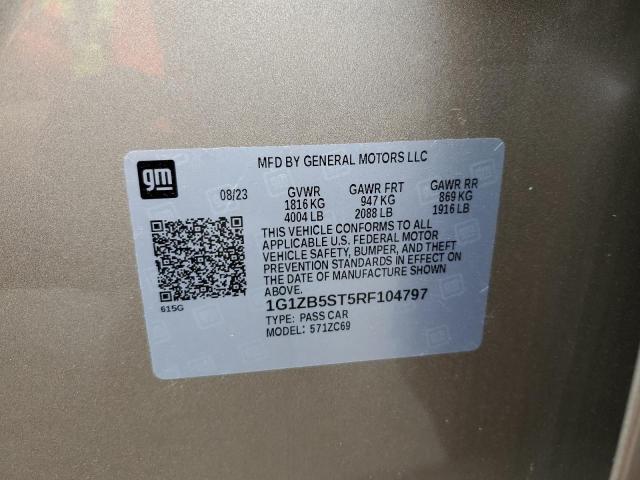2024 CHEVROLET MALIBU LS - 1G1ZB5ST5RF104797