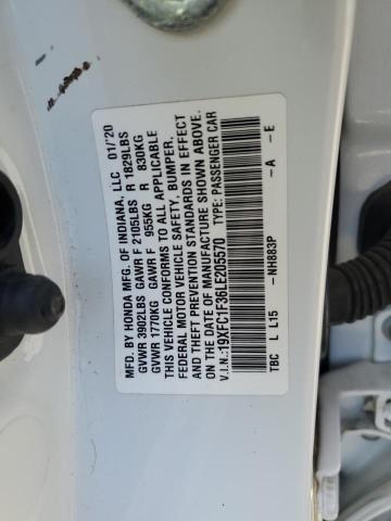 2020 HONDA CIVIC EX - 19XFC1F36LE205570