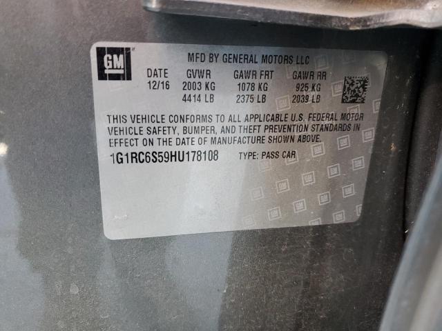 2017 CHEVROLET VOLT LT 1G1RC6S59HU178108